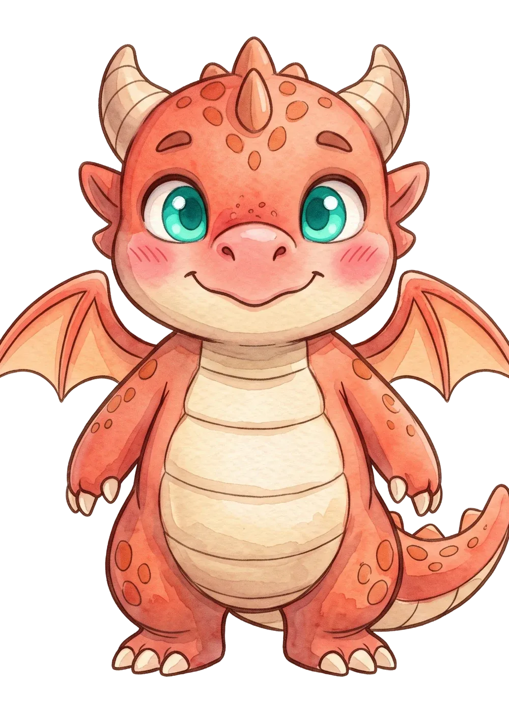 Draquis: Coral red dragon, the best big brother in the forest